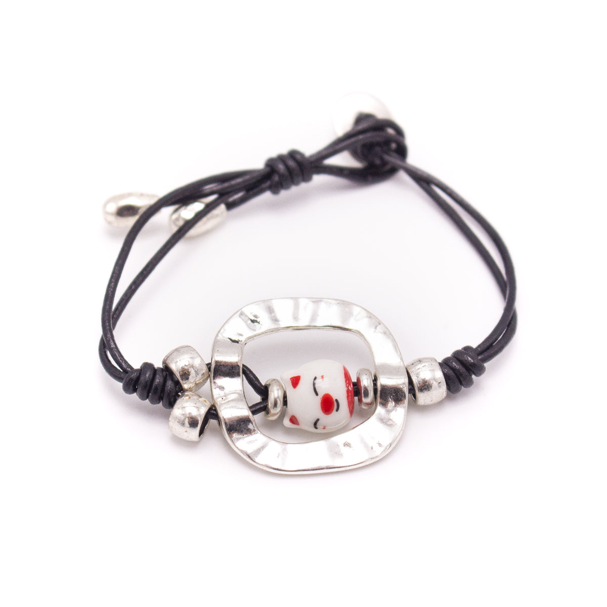 Genuine leather handmade women's bracelet MBR-05 Randomly