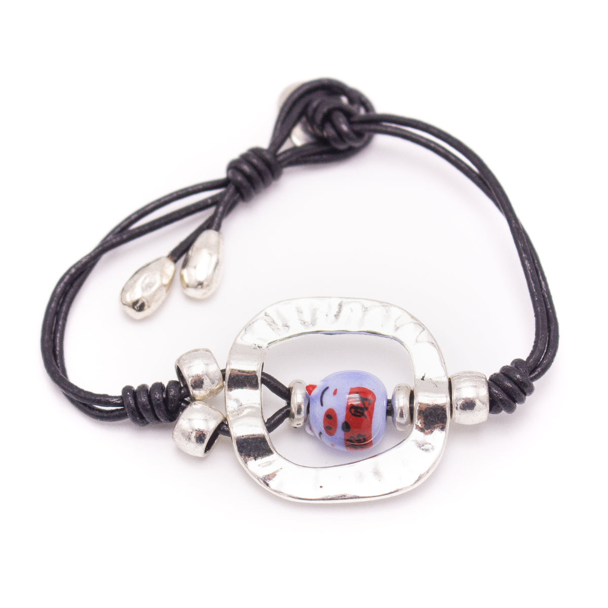 Genuine leather handmade women's bracelet MBR-05 Randomly