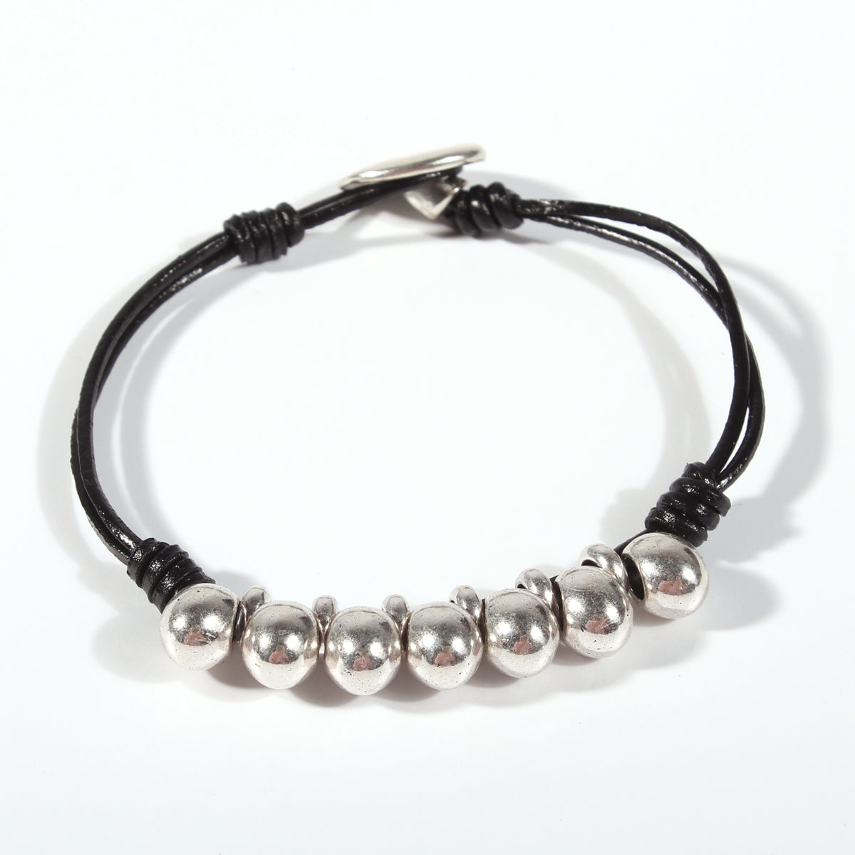 Genuine leather handmade women's bracelet MBR-21