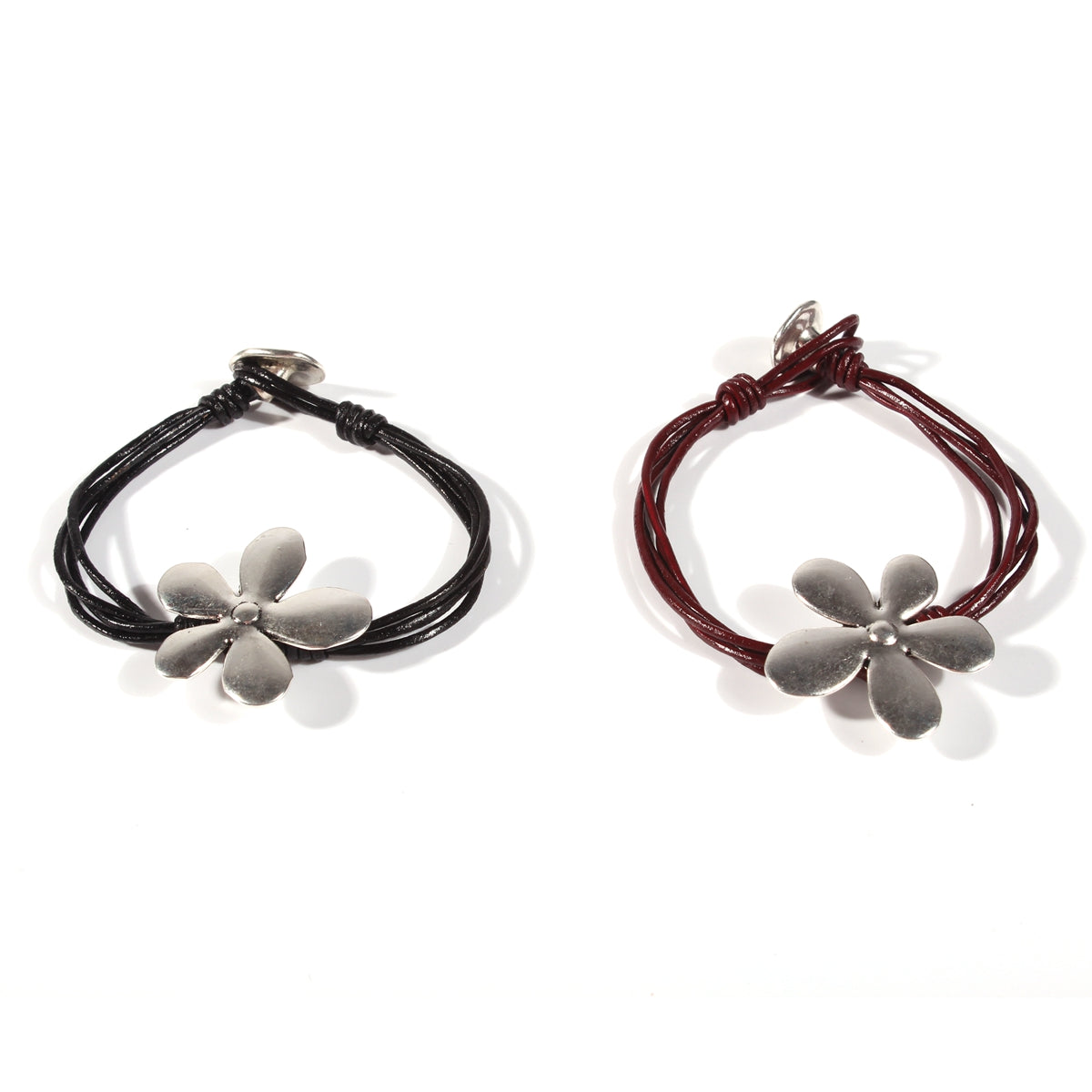 Genuine leather handmade women's bracelet MBR-11