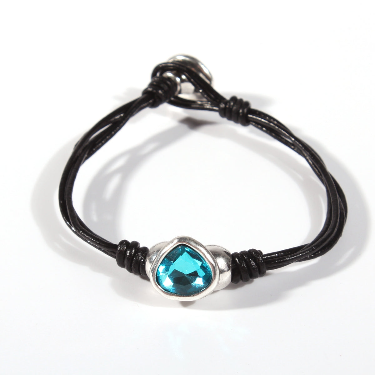 Genuine leather handmade women's bracelet MBR-01