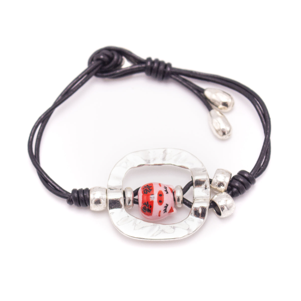 Genuine leather handmade women's bracelet MBR-05 Randomly