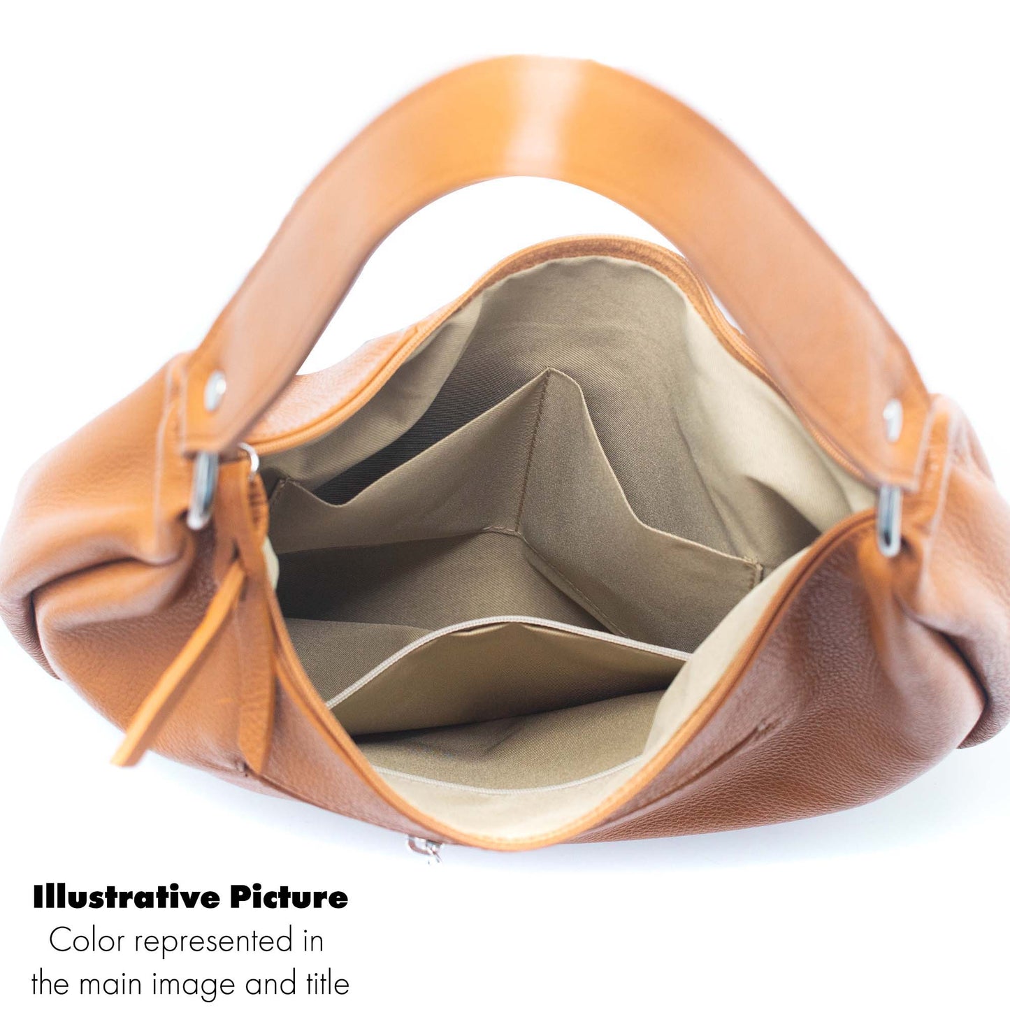 Hobo bag leather made in ITALY Women handbag LEB-04-A