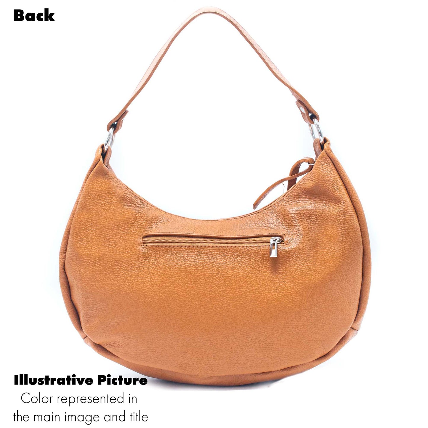 Hobo bag leather made in ITALY Women handbag LEB-04-A