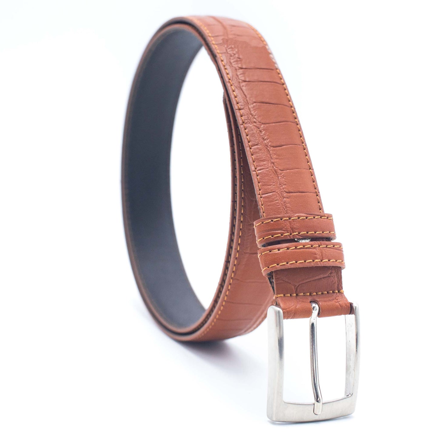 Embossing Made in Italy Genuine leather Men Belt LEL-05-C