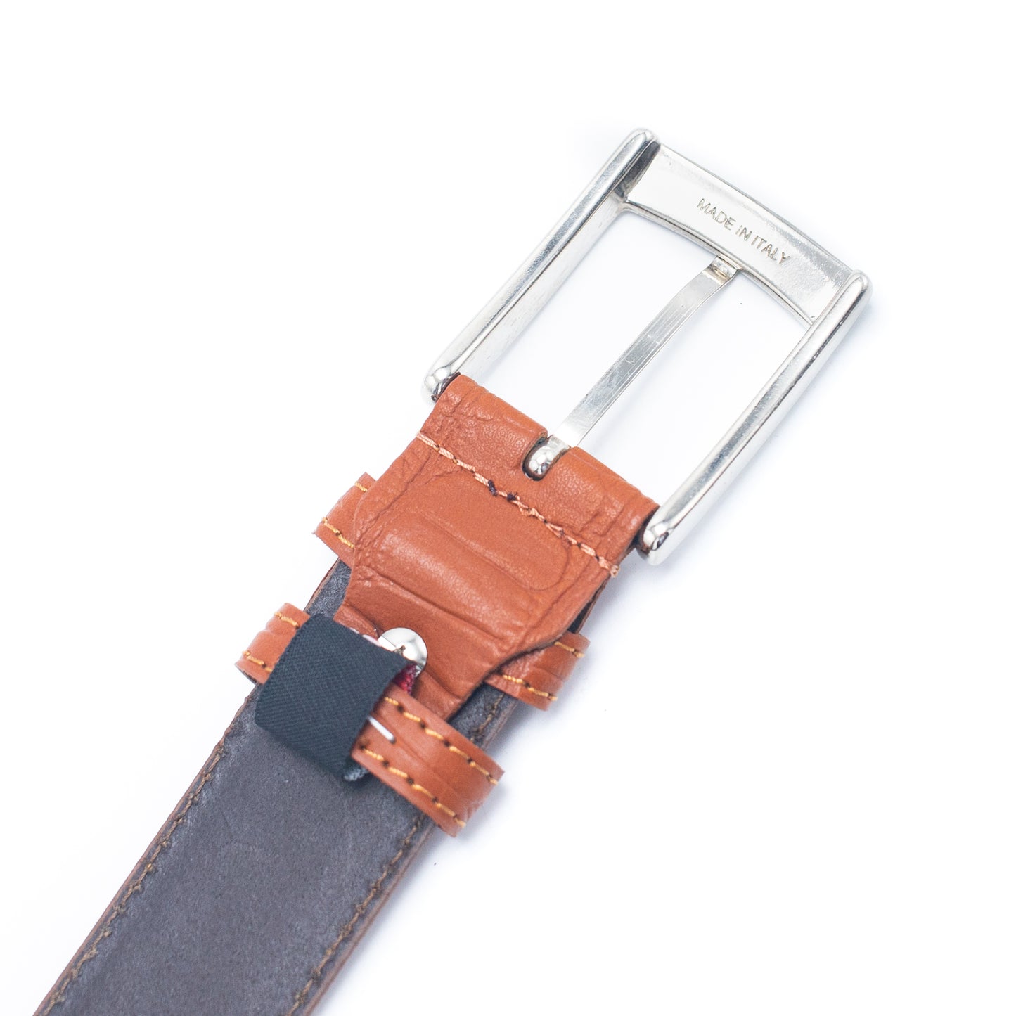 Embossing Made in Italy Genuine leather Men Belt LEL-05-C