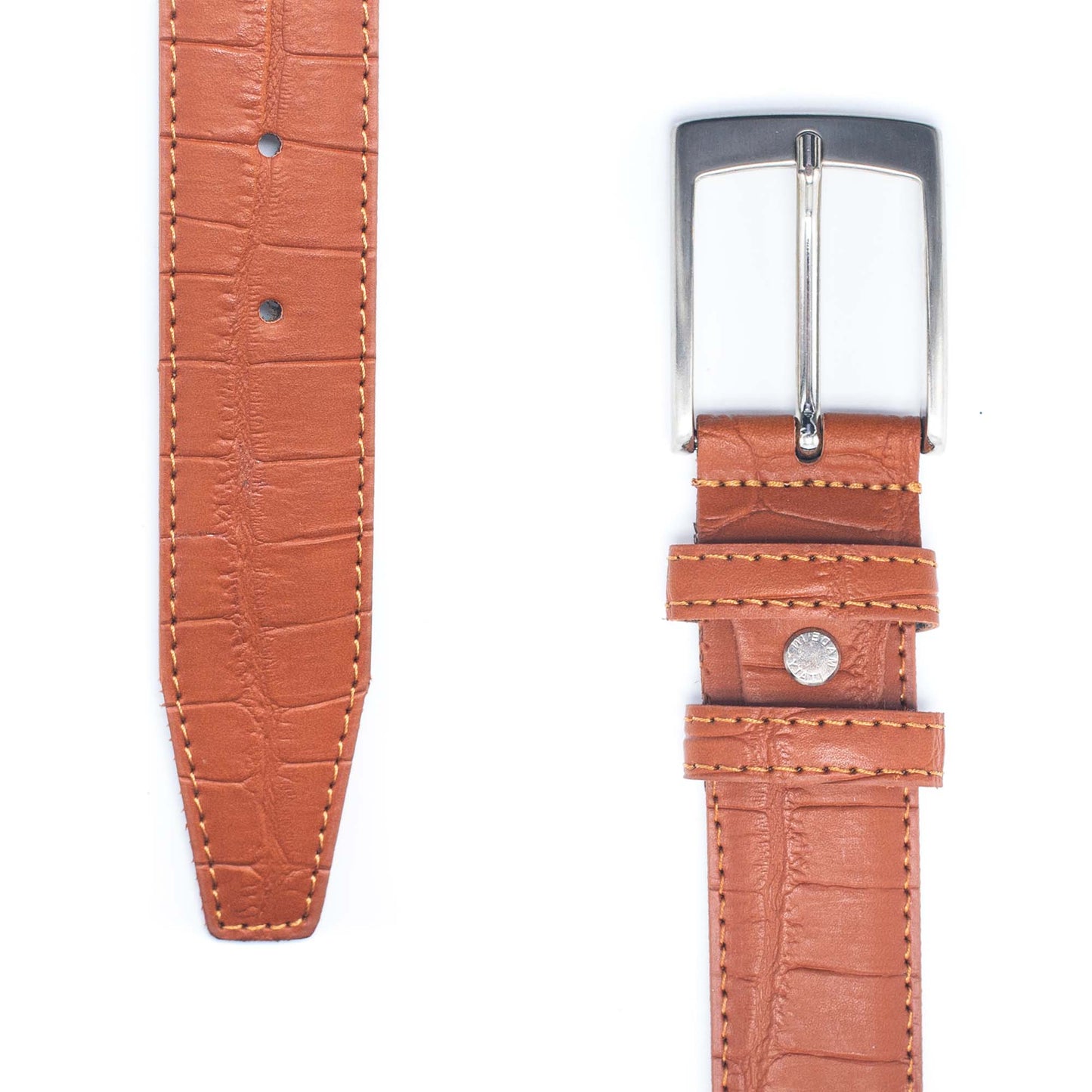 Embossing Made in Italy Genuine leather Men Belt LEL-05-C