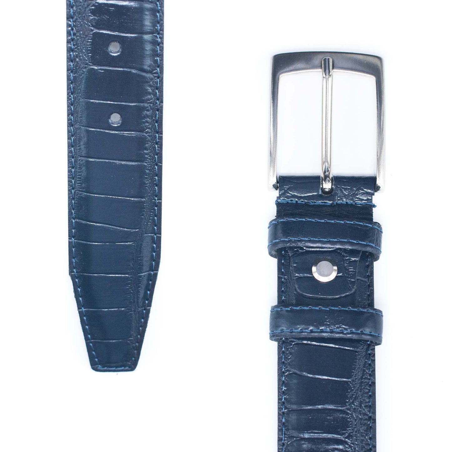 Embossing Made in Italy Genuine leather Men Belt LEL-05-D