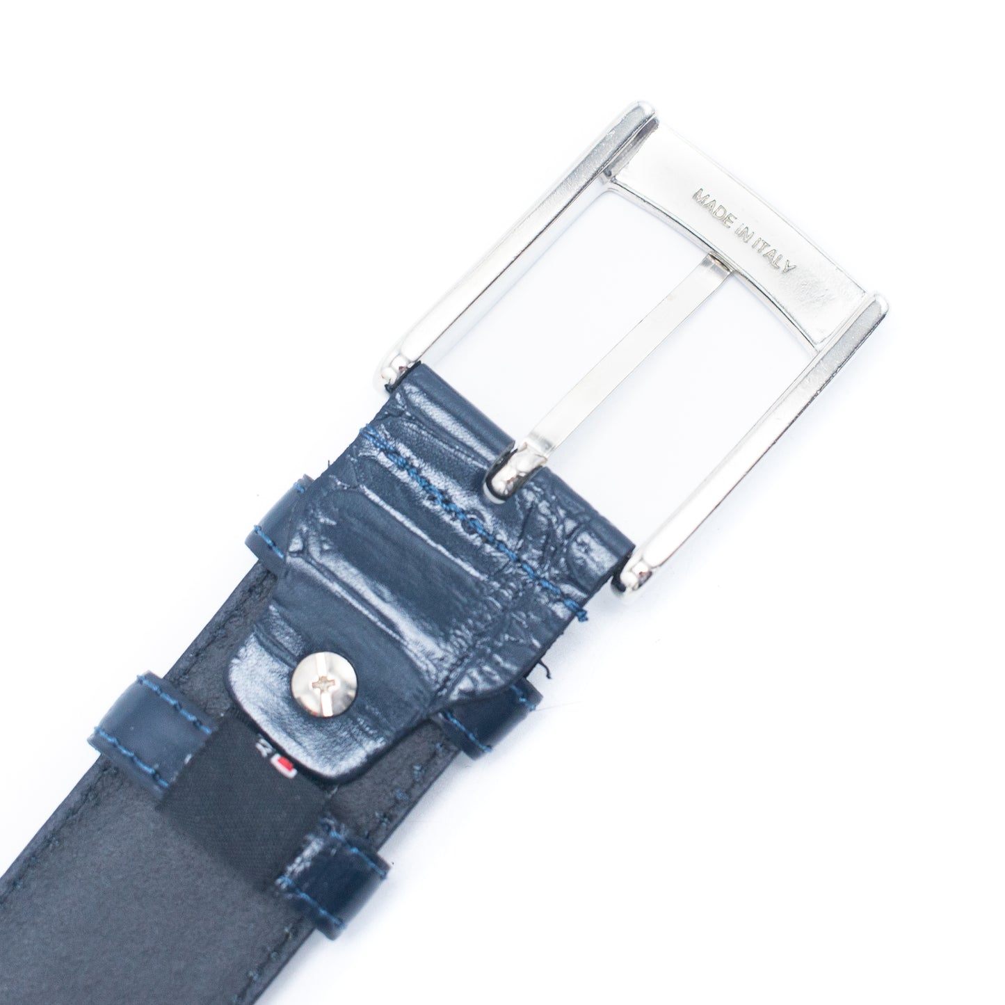 Embossing Made in Italy Genuine leather Men Belt LEL-05-D