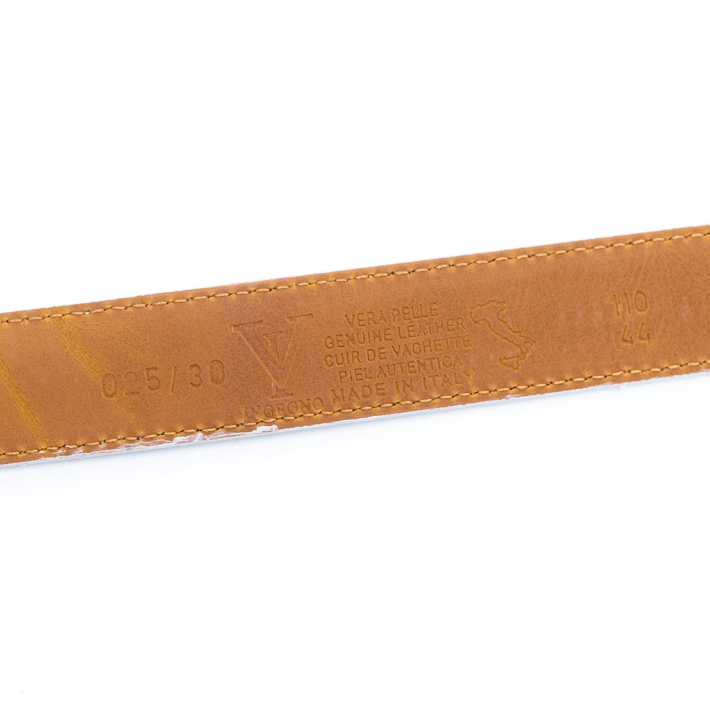 Made in Italy Genuine leather women white Belt LEL-11-B