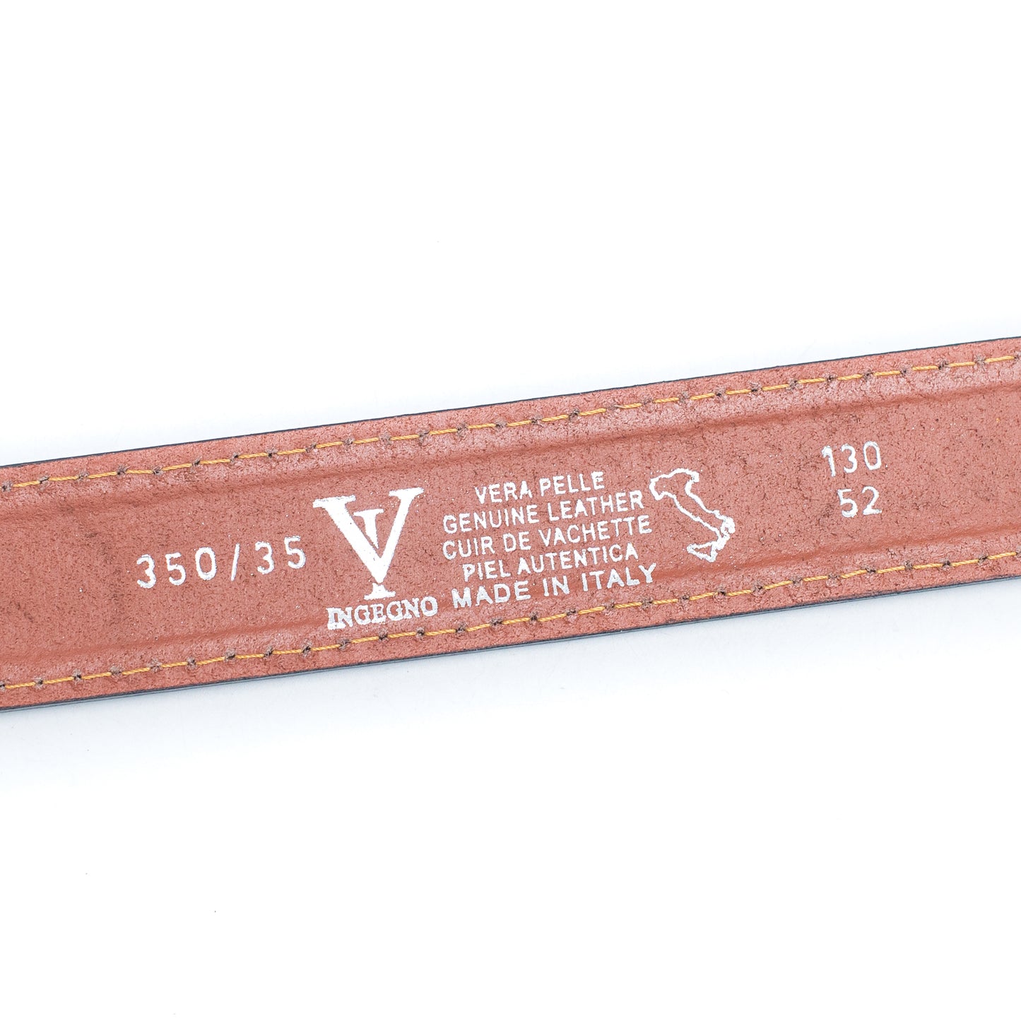 Made in Italy Genuine leather Men Belt LEL-12-B