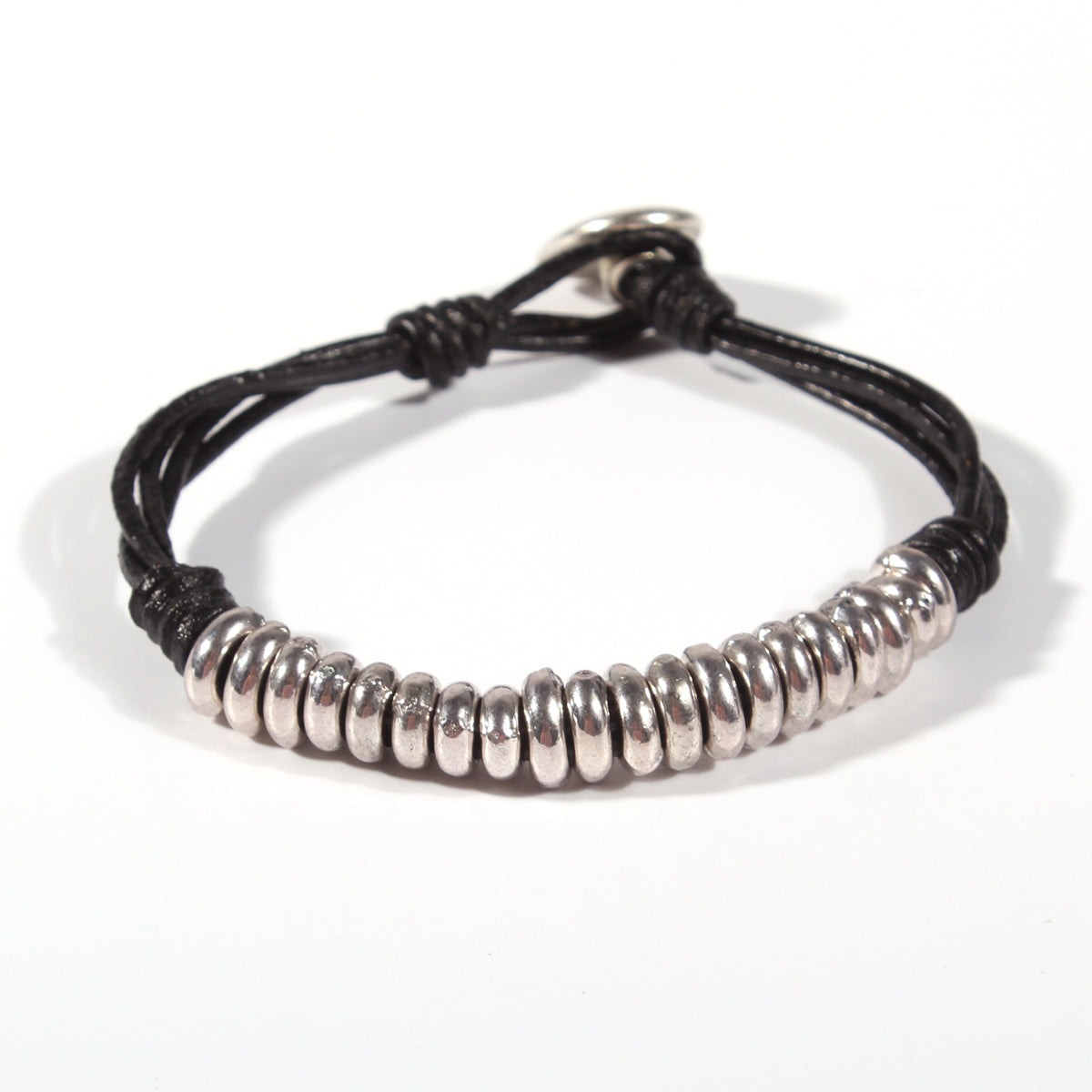 Genuine leather handmade women's bracelet MBR-20