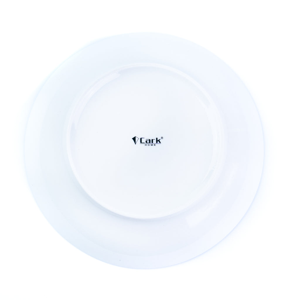 Conjunto de Louça 12 Peças com Padrão Radial - Rosa (4 Pessoas)REF-807006