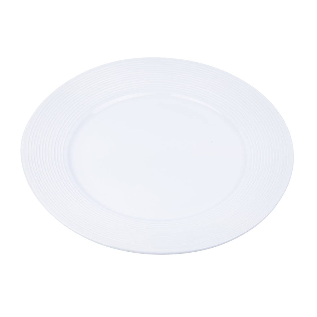 Conjunto de Louça 12 Peças com Textura em Relevo - Branco Puro (4 Pessoas) REF-809001