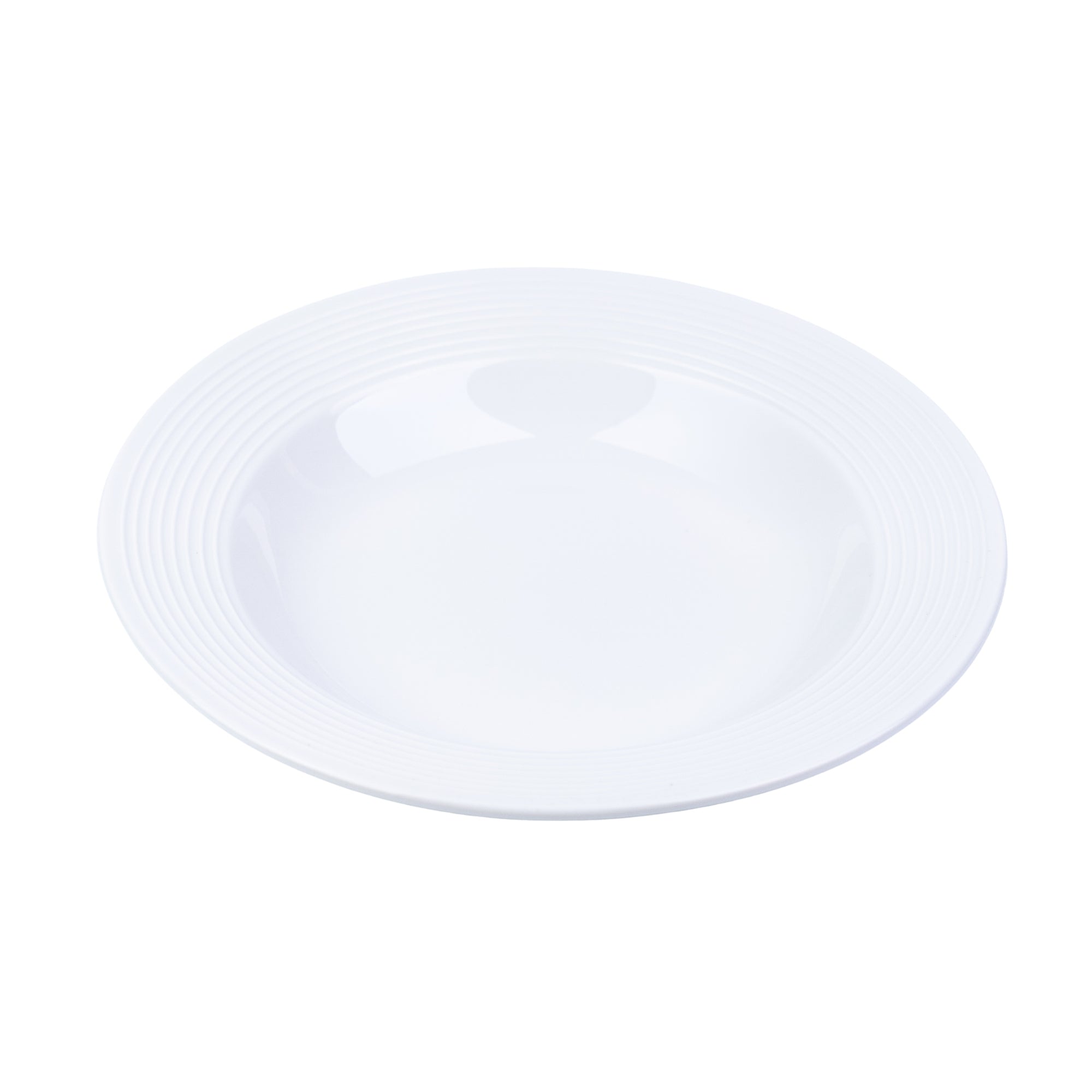 Conjunto de Louça 12 Peças com Textura em Relevo - Branco Puro (4 Pessoas) REF-809001