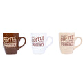 Caneca de Cerâmica 330cc "Coffee Makes Everything Possible" - 3 Cores Disponíveis REF-207004