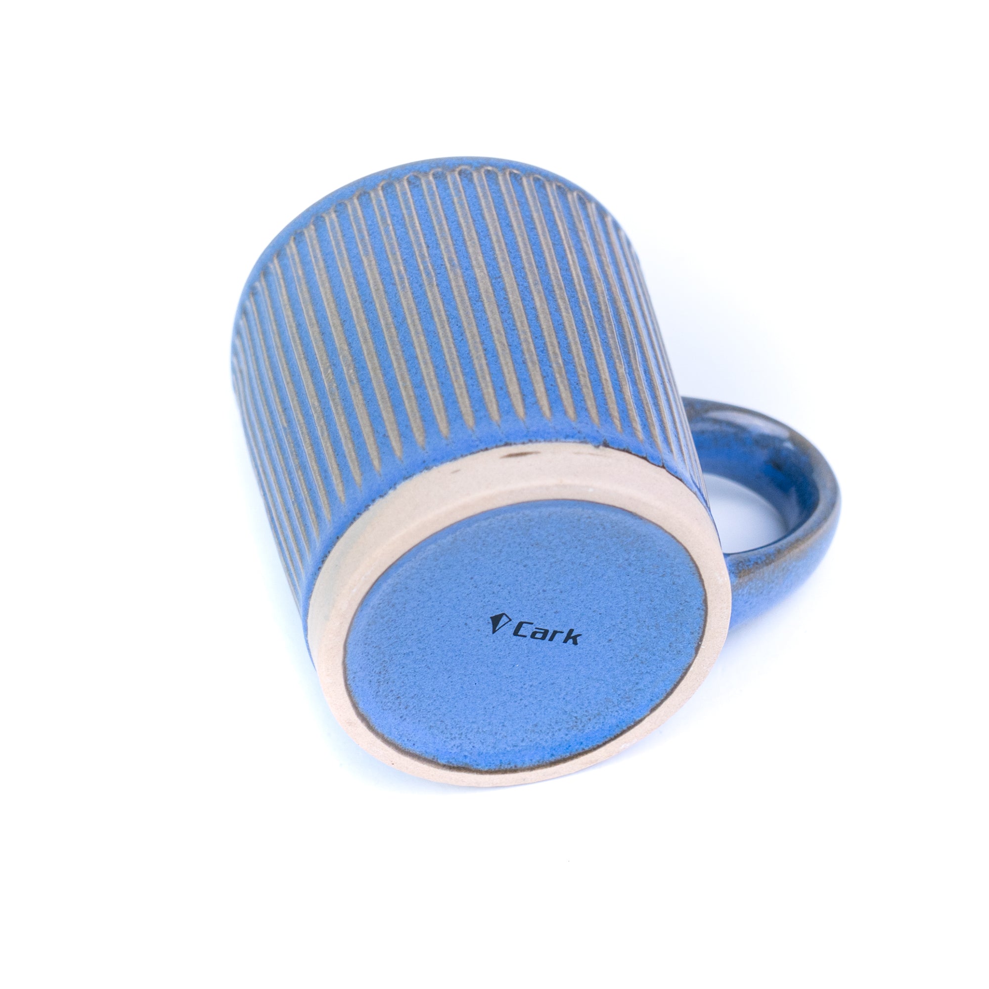 Caneca Pequena de Cerâmica 210cc com Textura Vertical - 3 Cores Degradê REF-207014