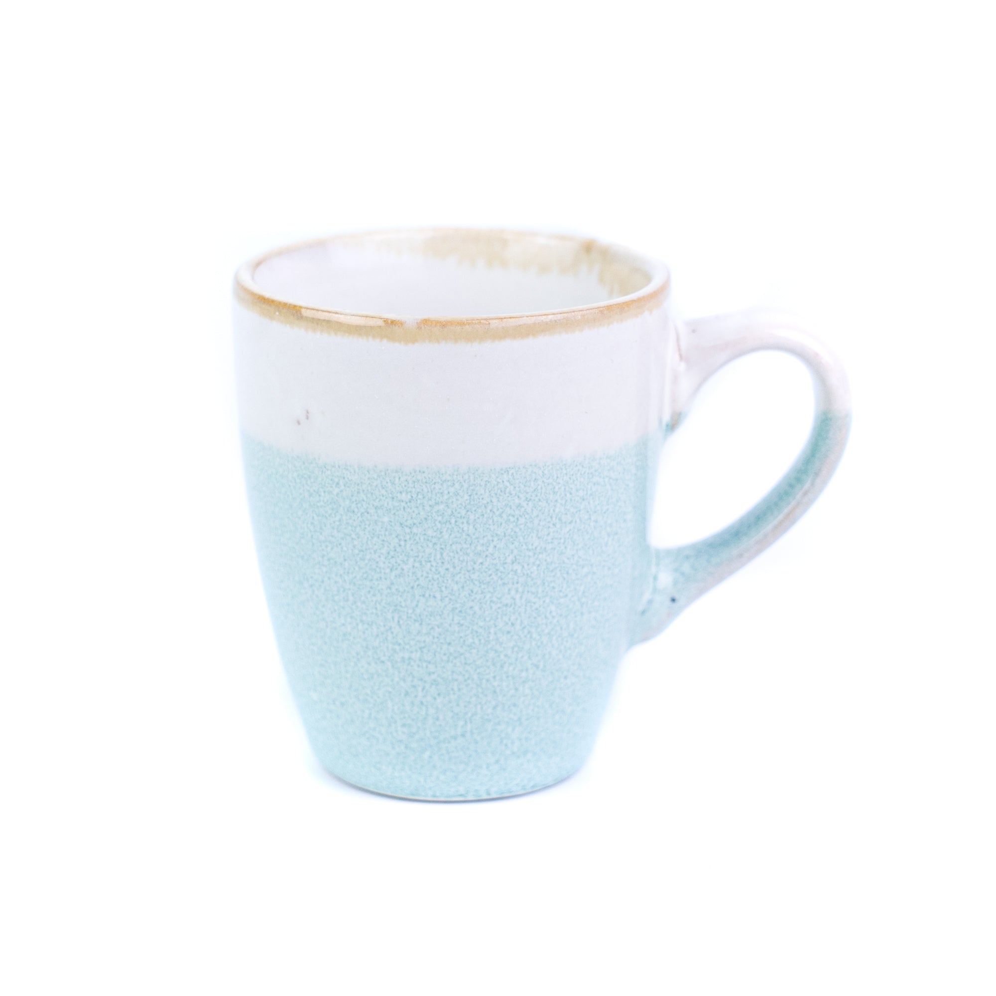 Chávena de Espresso 90cc Bicolor com Acabamento Dourado - 3 Cores REF-207012