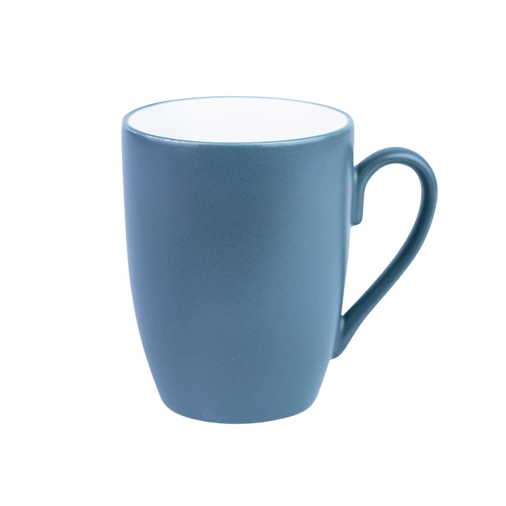 Conjunto de Pequeno-Almoço 6 Peças com Padrão Radial - Azul Acinzentado (2 Pessoas) REF-720060G