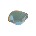 Tigela Média de Cerâmica com Forma Assimétrica em Verde Jade 14x12x5,8cm REF-12103036