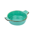 Tigela Redonda com Pegas em Cerâmica - Verde Turquesa 14x11x3.8cm REF-500176