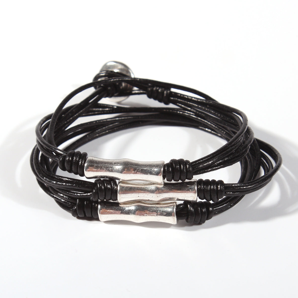 Genuine leather handmade women's bracelet MBR-07