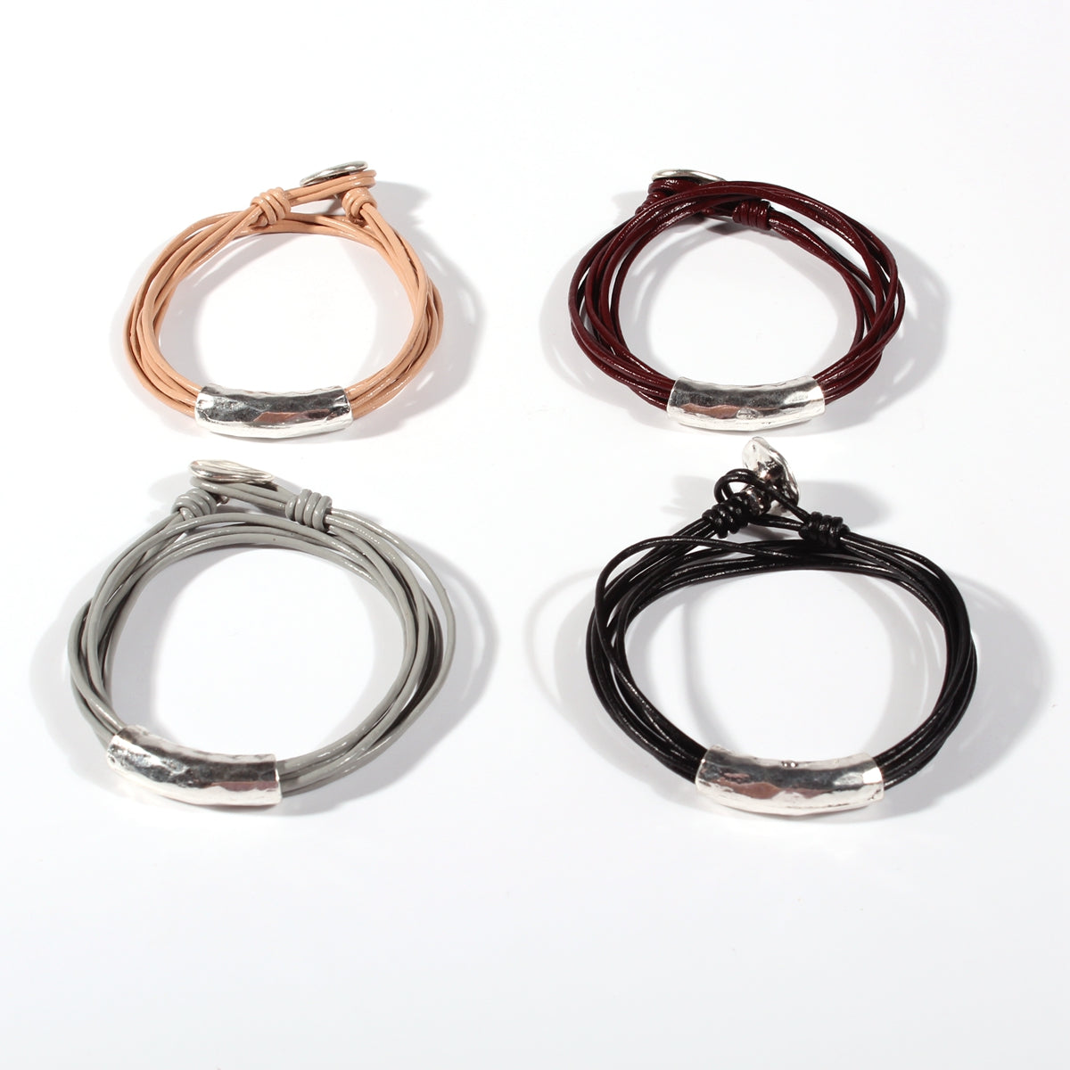 Genuine leather handmade women's bracelet MBR-06