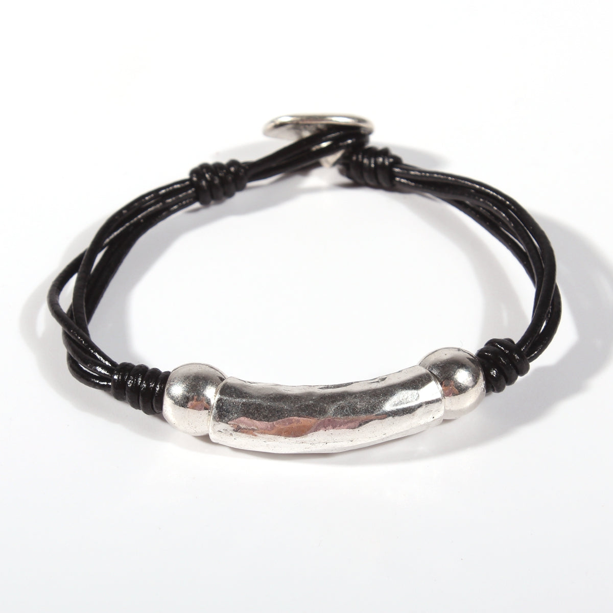 Genuine leather handmade women's bracelet MBR-14