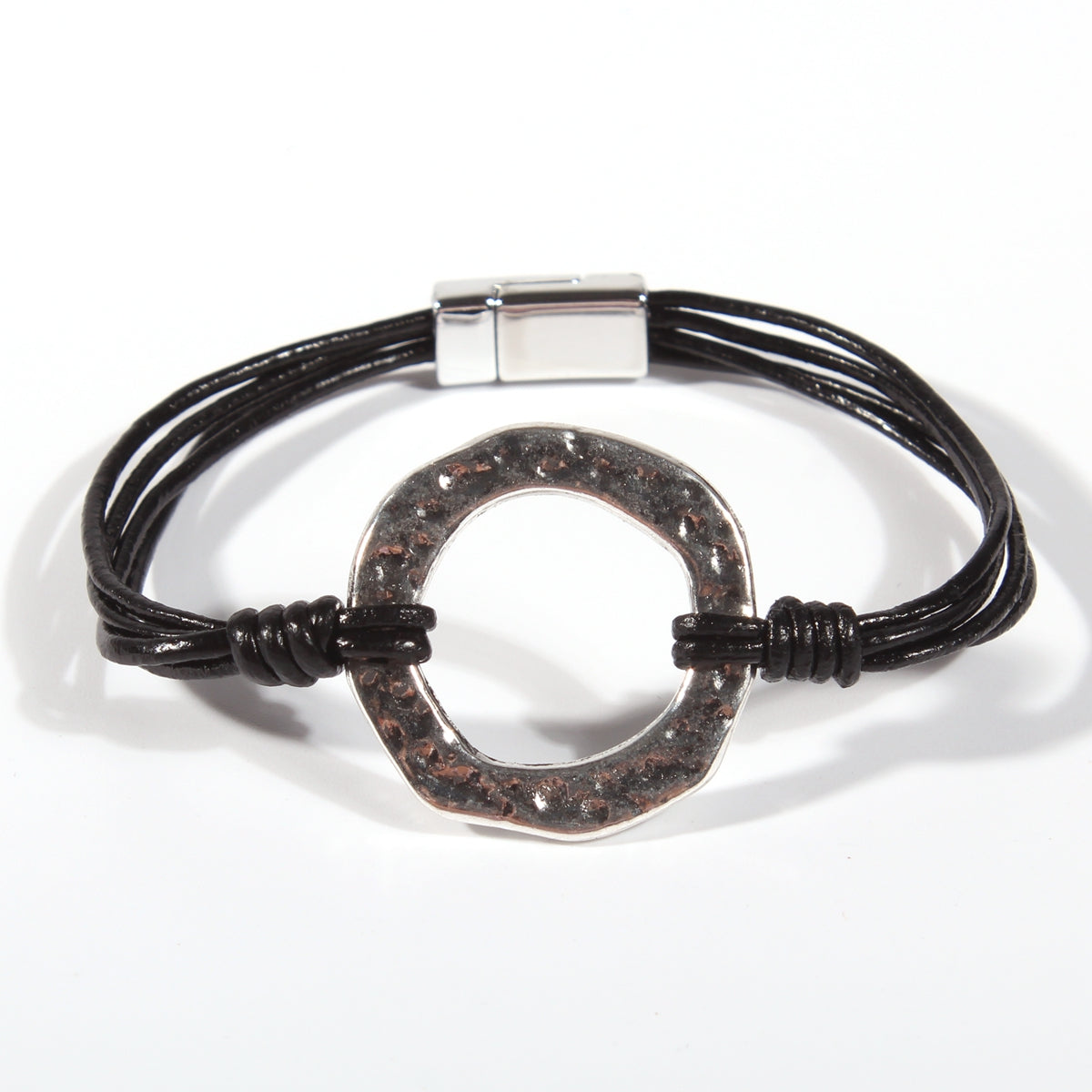 Genuine leather handmade women's bracelet MBR-02