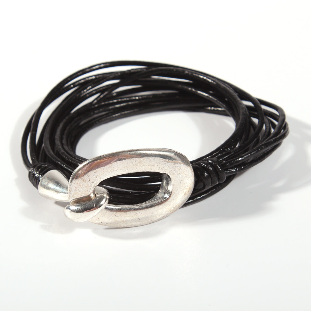 Genuine leather handmade women's bracelet MBR-12