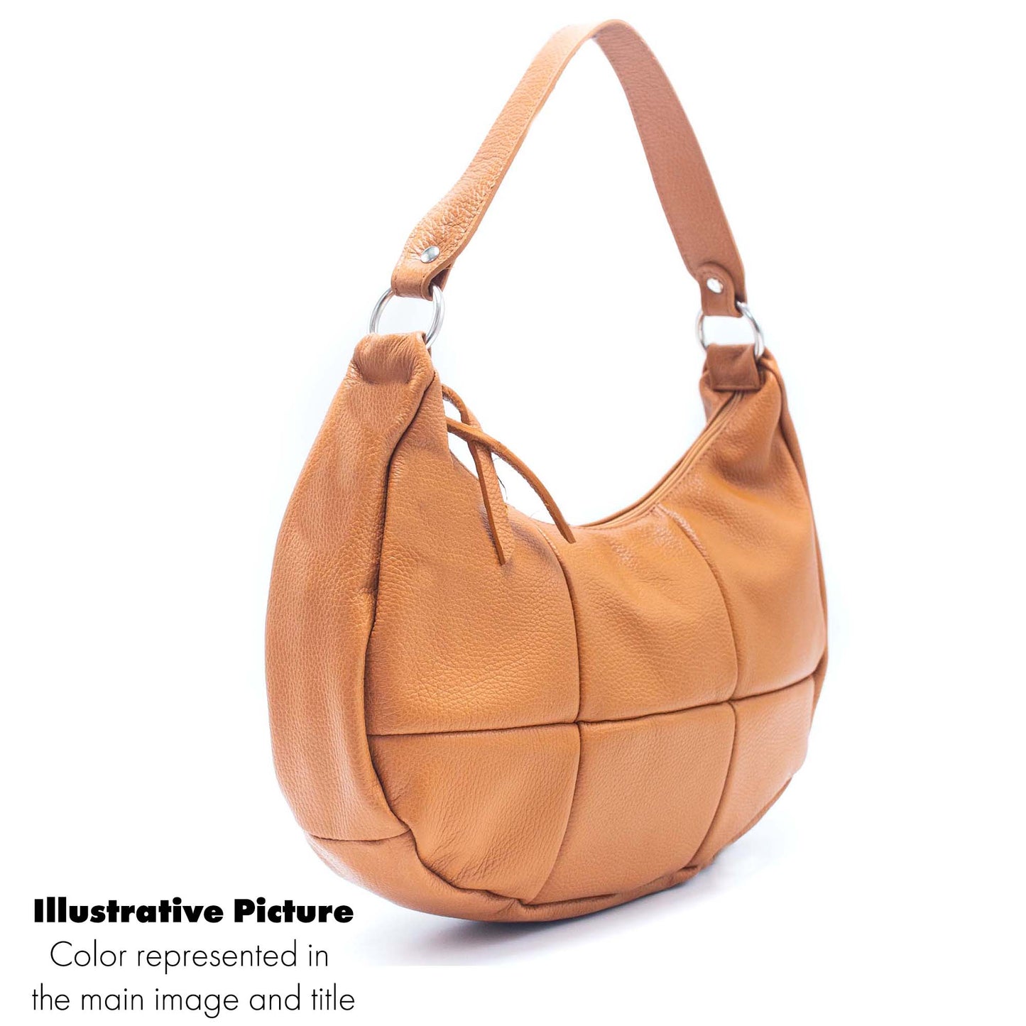 Hobo bag leather made in ITALY Women handbag LEB-04-F