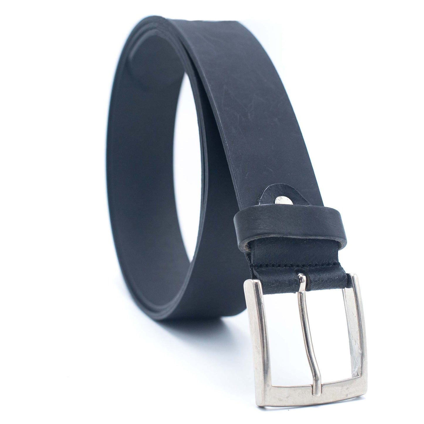 Black Made in Italy Genuine leather Men Belt LEL-04-B