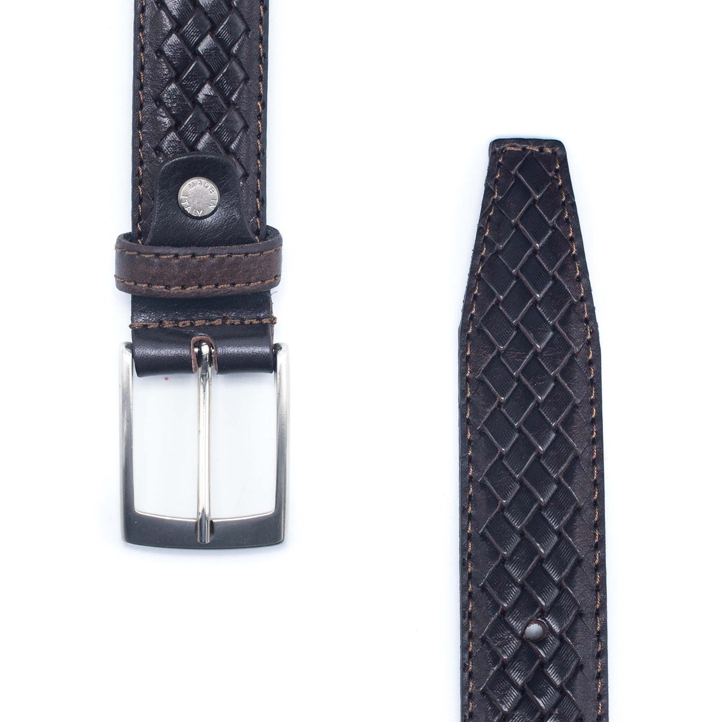 Made in Italy Genuine leather Men Belt LEL-08-B