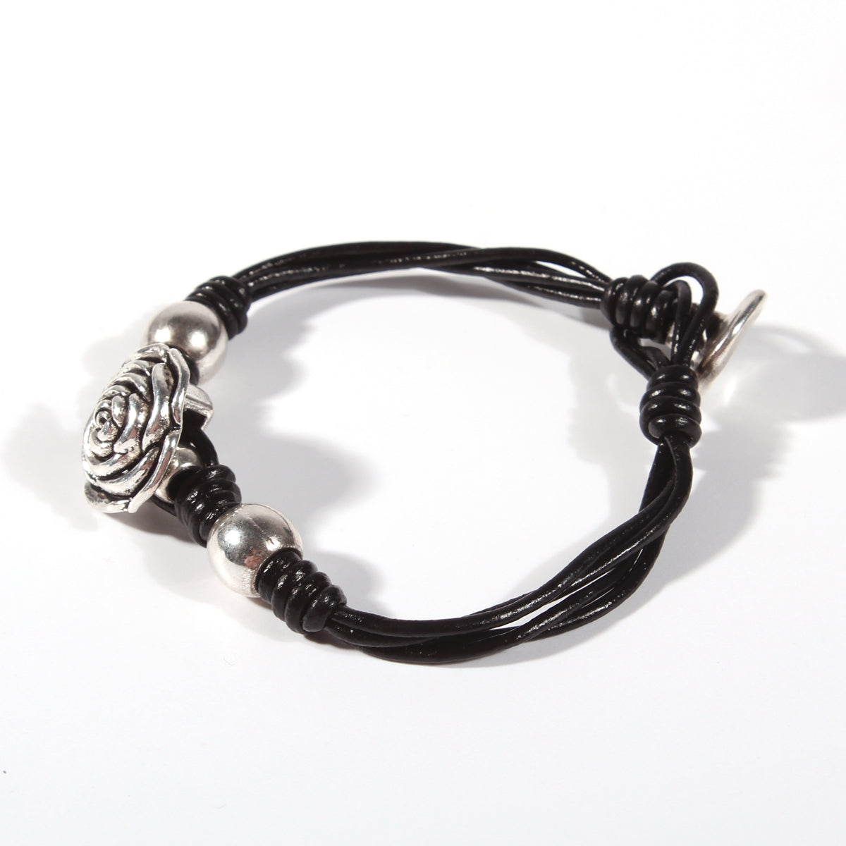 Genuine leather handmade women's bracelet MBR-09