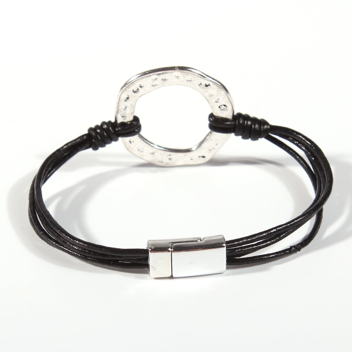 Genuine leather handmade women's bracelet MBR-02